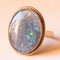 Vintage 14k Yellow Gold Triplet Opal Ring, 1960s, Image 2