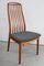 Vintage Teak Stuhl mit hoher Rückenlehne von Kai Kristiansen für Schou Andersen, 1960er 5