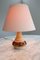 Dänische Vintage Keramik Lampe von Jeti Chris Haslev, 1960er 2