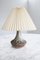 Danish Ceramic Pottery Table Lamp from Noomi Backhausen by Soholm, 1960s 1