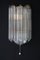 Vintage Glass Wall Light with 15 Rods from Venini, Italy, 1970s 1