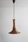 Copper Semi Pendulum Pendant Lamp by Bent Nordsted for Lyskaer Belysning, 1970s 6
