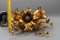 Hollywood Regency Style Gilt Metal Floral Six-Light Lamp by Hans Kögl, 1970s 10