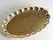 Hollywood Regency Oval Brass Tray by Karlstad Artsmide, Sweden, 1940s 4