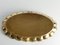 Hollywood Regency Oval Brass Tray by Karlstad Artsmide, Sweden, 1940s, Image 6