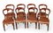 Victorian Balloon Back Dining Chairs in Mahogany, 1850s, Set of 8, Image 1