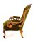 Viktorianischer Parlour Sessel aus Nussholz 6