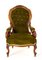 Fauteuil Victorien en Noyer 2