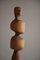 Large Mid-Century Swedish Modern Wooden Sculpture by Waldemar Sjölander, 1966 7