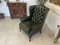 Chesterfield Green Leather Armchair 5