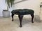 Chesterfield Green Leather Stool 7
