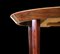 Round Dining Table in Rosewood with Four Inlays, 1960s, Set of 5 18