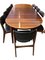 Round Dining Table in Rosewood with Four Inlays, 1960s, Set of 5 15