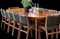 Tavolo da pranzo rotondo in palissandro con quattro intarsi, anni '60, set di 5, Immagine 14