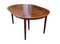 Round Dining Table in Rosewood with Four Inlays, 1960s, Set of 5 5