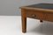 Vintage Coffee Table with Leather Top, 1930s, Image 7