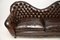 Divano Chesterfield vintage in pelle, anni '80, Immagine 7