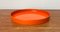 Orangefarbenes Mid-Century Space Age Kunststoff Tablett, 1960er 4