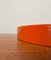 Plateau Mid-Century Space Age en Plastique Orange, 1960s 10