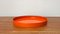 Plateau Mid-Century Space Age en Plastique Orange, 1960s 5