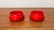 Mid-Century Danish Space Age Red Stacking Bowls from Nordsted Design, 1960s, Set of 2 13