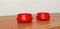 Mid-Century Danish Space Age Red Stacking Bowls from Nordsted Design, 1960s, Set of 2, Image 8