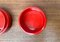 Mid-Century Danish Space Age Red Stacking Bowls from Nordsted Design, 1960s, Set of 2 7