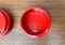 Mid-Century Danish Space Age Red Stacking Bowls from Nordsted Design, 1960s, Set of 2, Image 7