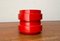 Mid-Century Danish Space Age Red Stacking Bowls from Nordsted Design, 1960s, Set of 2 1