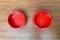 Mid-Century Danish Space Age Red Stacking Bowls from Nordsted Design, 1960s, Set of 2 4