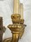 Vintage Wall Lamps in Golden Carved Wood, 1960s, Set of 4 6