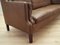 Danish Brown Leather Sofa, 1970s, Image 18
