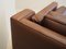Danish Brown Leather Sofa, 1970s, Image 11