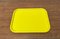 Mid-Century German Space Age Yellow Leguval Plastic Tray from Bayer, 1960s 1