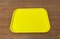 Mid-Century German Space Age Yellow Leguval Plastic Tray from Bayer, 1960s, Image 1