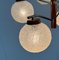 Mid-Century Space Age Wood and Glass Ceiling Lamp from Temde, Switzerland, 1960s 23