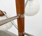 Mid-Century Space Age Wood and Glass Ceiling Lamp from Temde, Switzerland, 1960s 18