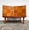 Englisches Holz Sideboard mit Rautenmuster, 1960er 6