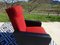 Fauteuils Vintage Rouge et Noir, Set de 2 11