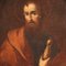 Italian Artist, Oval Portrait of Saint Paul, 1650, Oil on Canvas, Framed, Image 3