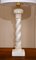 Grandes Lampes de Bureau en Albâtre Blanc par Nordic Company, de Nordiska Kompaniet, Suède, Set de 2 4
