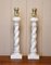 Large Swedish White Alabaster Table Lamps by Nordic Company, from Nordiska Kompaniet, Set of 2, Image 7