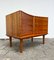 Armoire en Bois avec Décoration en Laiton, Angleterre, 1960s 5