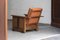 Dutch Amsterdamse School Reclining Easy Chair, 1930s, Image 13