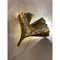 Italian Brass Leaf Wall Sconce by Simoeng, Image 3