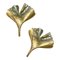 Italian Brass Leaf Wall Sconces by Simoeng, Set of 2 1