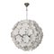 White Lotus Murano Glass Sputnik Chandelier by Simoeng 1