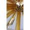 Lampadario Sputnik Triedro in vetro di Murano color ambra di Simoeng, Immagine 2