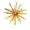 Sputnik Amber Triedro Murano Glass Chandelier by Simoeng 1