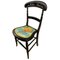 Antique English Chair with Hand Painted Decoration of Ballon Ascent, 19th Century 1